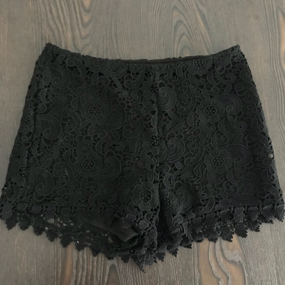 Lace High Waisted Shorts